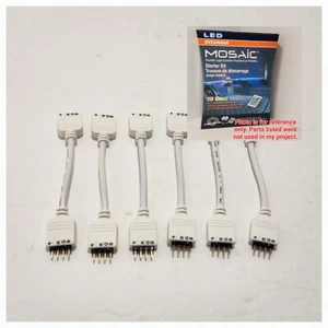 SYLVANIA Bendable Connectors 4 Pin LED MOSAIC Flexible Light Strip Model E17785 - Picture 1 of 7