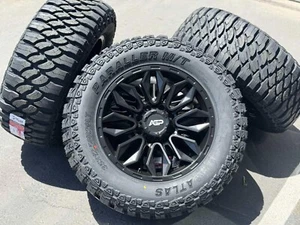 20" Wheels 8 lug Rims 35" M/T Tires 8x170 Ford F-250 F-350 Superduty F250 F350 - Picture 1 of 17
