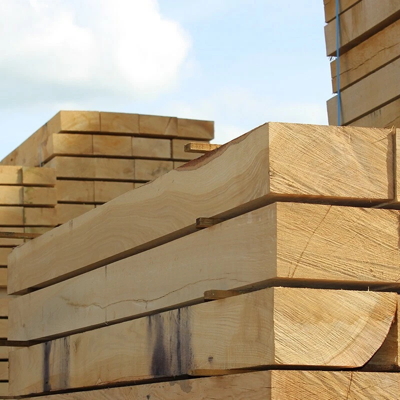 Pallet of Untreated Oak Railway Sleepers - 200mm x 100mm - Free Delivery - Image 1 of 1