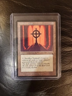 Tormod's Crypt The Dark 1994 Regular Uncommon MTG Magic the Gathering LP - Image 1 of 2