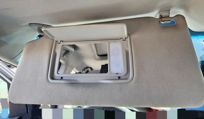 2007-2012 Acura MDX Sun Visor Gray OEM Driver Side Vanity Mirror Light Tested q4 - Image 1 of 4