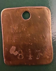 Bentley Zeche Pit Check markiert NCB Bentley 847 - Bild 1 von 2