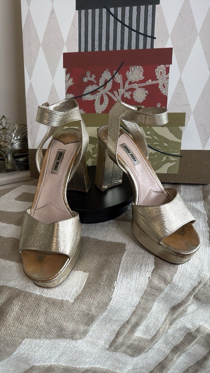 Glitter Women's Miu Miu Sandals for sale | eBay