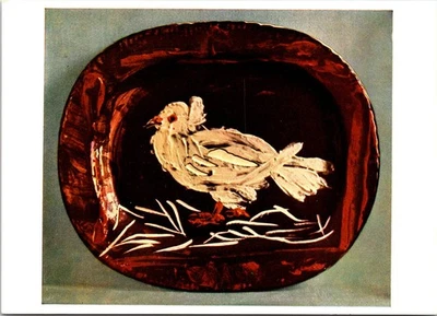 Pablo Picasso Plato de Cena Paloma Cerámica Obra de Arte Postal C286 Foto 1 de 2