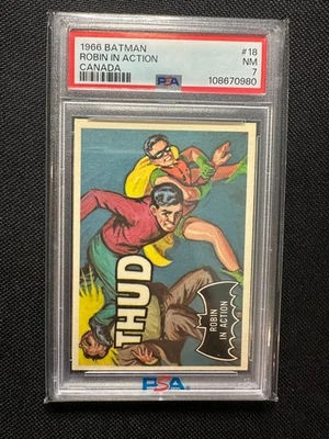 1966 Batman " Robin In Action " Canada #18 PSA 7 - Image 1 of 2