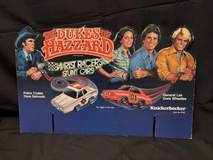 Dukes Of Hazzard Wrist Racers Stunt Cars Display Header - Picture 1 of 18