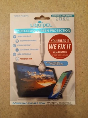 Protección Pantalla Vidrio Líquido Liquido Liquipel Aplicación Universal Todos los Teléfonos Tabletas Foto 1 de 2