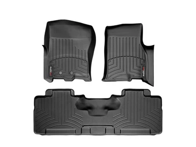 WeatherTech FloorLiner for 2011-2017 Lincoln Navigator - 1st & 2nd Row, Black - Image 1 of 4