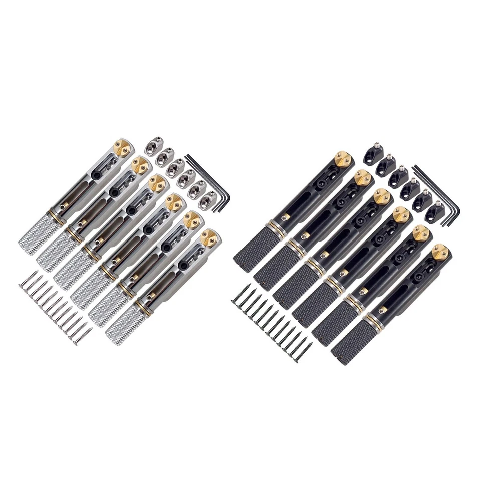 Set di ponti per chitarra a 6 corde per accessori per parti di ricambio per - Immagine 1 di 1