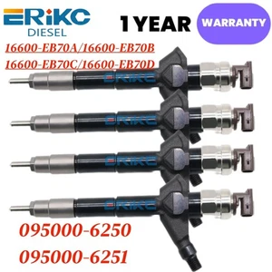 DIESEL INJECTOR 095000-6250 095000-6251 for YD25 Nissan Navara 16600 EC00A 4PCS - Picture 1 of 6