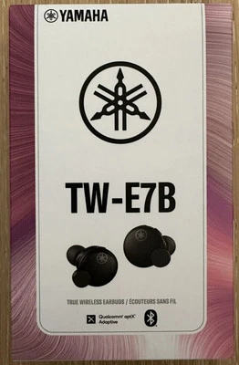 Yamaha TW-E7B True Wireless Active Noise Canceling Earbuds, Black - Image 1 of 4