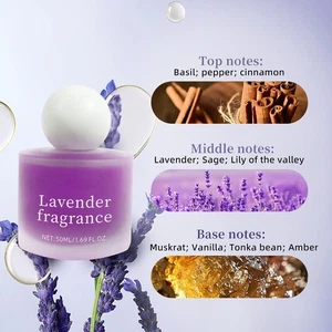 1pz Profumo alla lavanda utilizzabile in tutto il corpo 50ml profumo alla lavanda uso quotidiano - Foto 1 di 7