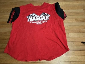 NEW RUNNING HOT Nascar Womens Baseball Style NASCAR Screen Jersey Womens (22-24) - Picture 1 of 7