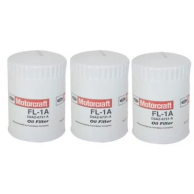 Juego de 3 filtros de aceite SET-MIFL1A Motorcraft para camioneta F350 E150 furgoneta E250 Foto 1 de 4