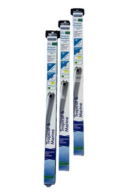 Interpet Tropical Daylight Life Light Fluorescent Tube 18" 15 Watt T8 Lot Of 3 - Image 1 of 4
