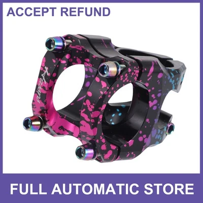 Vástago de bicicleta individual manillar corto vástago ajustable para bicicleta 35 mm de longitud universal Foto 1 de 4