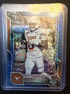 Bowman Chrome U University DeAndre Moore Jr. Blue Mini Diamond 2025/150 1st - Imagen 1 de 1