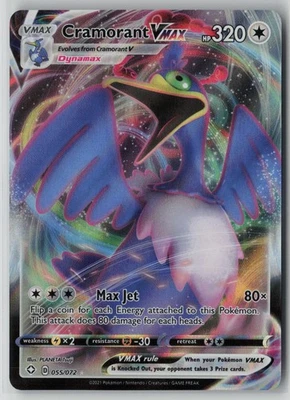 Cramorant VMAX 055/072 Pokemon TCG Shining Fates Holo Full Art (Near Mint) NM 2 - Image 1 of 2