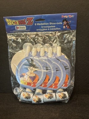 DRAGON BALL Z BLOWOUTS (8) Birthday Party Supplies Favors Toei Cartoon Goku - Image 1 of 4