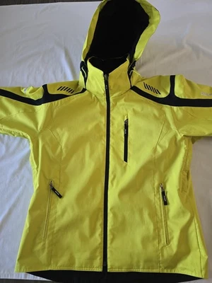 DESCENTE Men's Ski/Snowboarding Insulated Jacket Fluorescent Yellow Size Small - Image 1 of 4