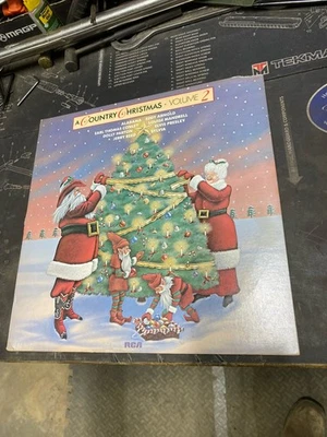 A Country Christmas Vol 2 Vinyl LP 1983 Vintage 12” 33 Rpm Elvis Dolly Alabama - Image 1 of 4