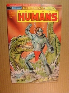 NEW HUMANS ANNUAL 1 *NM+ 9.6* ETERNITY COMICS POST APOCALYPTIC EARTH 60 PAGES - Picture 1 of 1