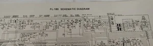 Używany oryginalny schemat KENWOOD FL-180 - Zdjęcie 1 z 4