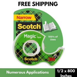 Scotch Magic Tape, 1 rollo, numerosas aplicaciones, invisible, diseñada - Imagen 1 de 6