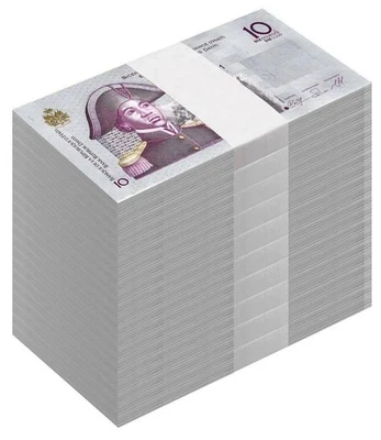 Haití 10 Gourdes, 2010, P-272d, UNC Conmemorativo X 1000 PCS Ladrillo Foto 1 de 2