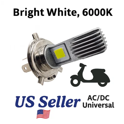 🌟Ultra Hi/Low LED Light Bulb for Vespa Sprint 50 2015–2023 Scooter ⬆️Visibility - Image 1 of 4