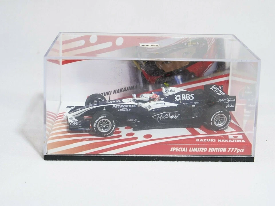 MINICHAMPS Kazuki Nakajima Petronas #8 Nuovo IN Scatola/Scatola 1/43 - Immagine 1 di 4