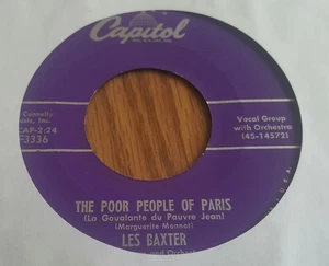 Les Baxter His Chorus And Orchestra* ‎– The Poor People Of Paris (La Goualante   - Imagen 1 de 2