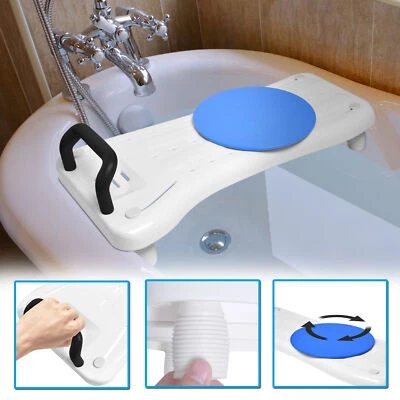 ACXIN Badewannenbrett mit Drehscheibe Badewannensitz Wannensitz Sitzbrett bis 150KG DE