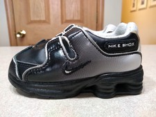 Nike Baby Infant Tennis Athletic Shoes Shox Size 4 4C Sneakers Low Top Black