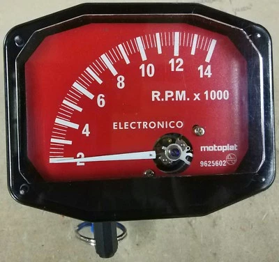 MOTOPLAT REVCOUNTER TACHOMETER REVCOUNTER 4 STROKE MOTORBIKE OR KART - Image 1 of 4
