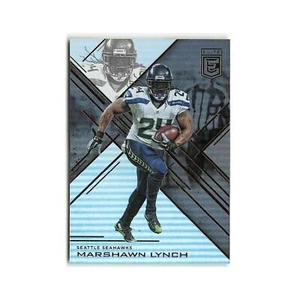 Tarjeta de fútbol americano Marshawn Lynch 2016 Donruss Elite #36 Seattle Seahawks casi nueva - Imagen 1 de 3