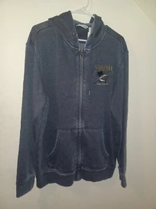 NWT Camp David Sailfish Marina Full Zip Hoodie Distressed Gray Men Large - Picture 1 of 6