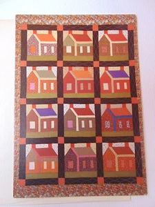1 Vintage "House quilt" birthday greeting card!! - Picture 1 of 2