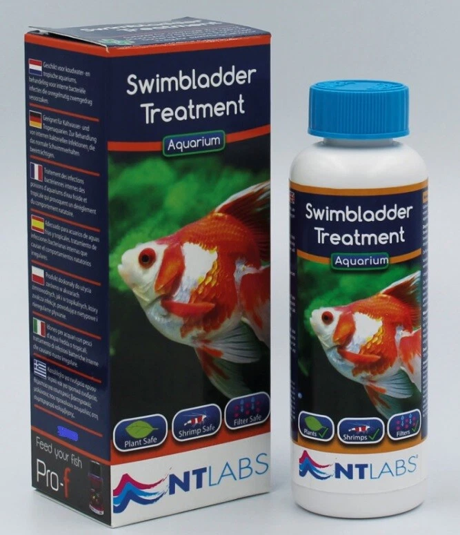 NT LABS SWIMBLADDER TREATMENT 250ml For Tropical and Coldwater Aquariums