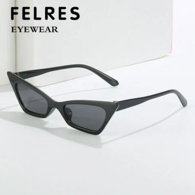 Unisex Retro Cat Eye Sunglasses Fashion Small Frame Outdoor Shade Glasses UV400  - Image 1 of 4