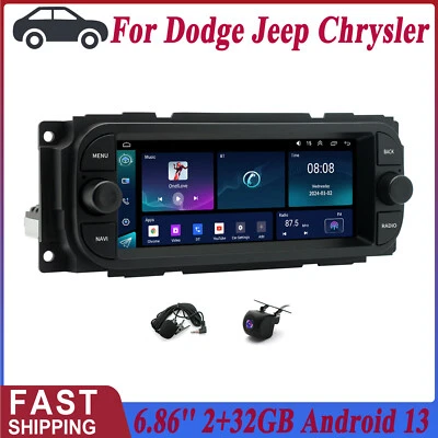 For 2002-2004 Dodge Dakota 6.86" Android 13 Fit For Carplay Car Stereo Radio GPS - Изображение 1 из 4