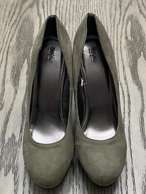 Zapatos de tacón alto Mossimo de 5 pulgadas para mujer talla 8,5 color grisáceo marrón Foto 1 de 4