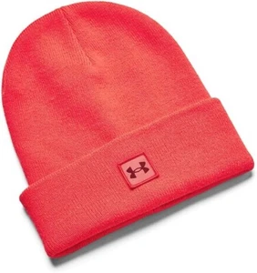 Under Armour Mens Halftime Cuff Beanie Winter Hat (Racer Red, OSFM) 1373155-713 - Picture 1 of 3