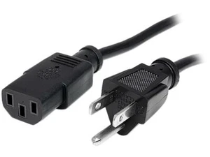 StarTech.com PXT101_10 10 ft Standard Computer Power Cord - NEMA 5-15P to C13 - - Picture 1 of 3