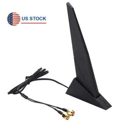1x Dual Band Antenna For ASUS 2T2R WiFi Moving For Rog Strix Z270 Z370 X370 Z390 - Image 1 of 4