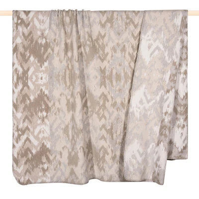 Pad Wohndecke IKAT Sand 150 x 200 Baumwollmischung leichte Sommerdecke - Bild 1 von 2