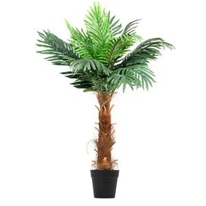 Artificial Palm Tree Fake Tropical Potted Plant Indoor Home Office Decor - Picture 1 of 4