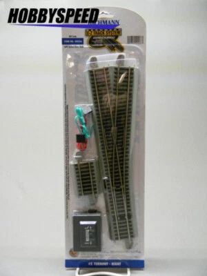 BACHMANN E-Z TRACK SYSTYEM #5 RIGHT TURNOUT HO SCALE train railroad BAC44566 NEW - Image 1 of 2
