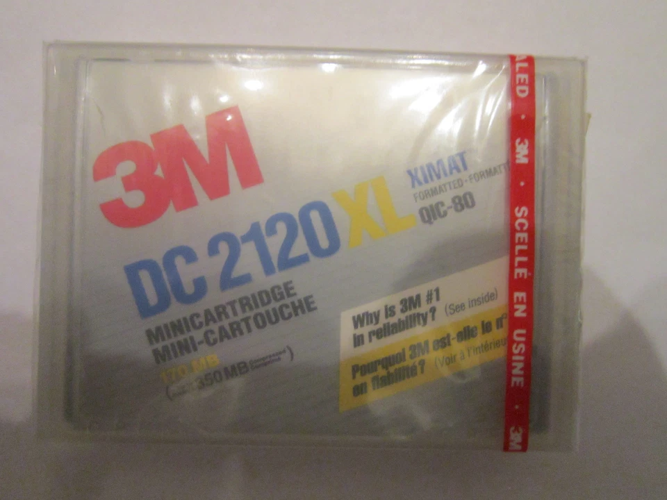 Mini cartucho de datos 3M DC-2120XL 170mb ENVÍO GRATIS Foto 1 de 1