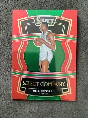 2021-22 Bill Russell Panini Select Company Red Prizm Parallel Refractor #16 - Image 1 of 2